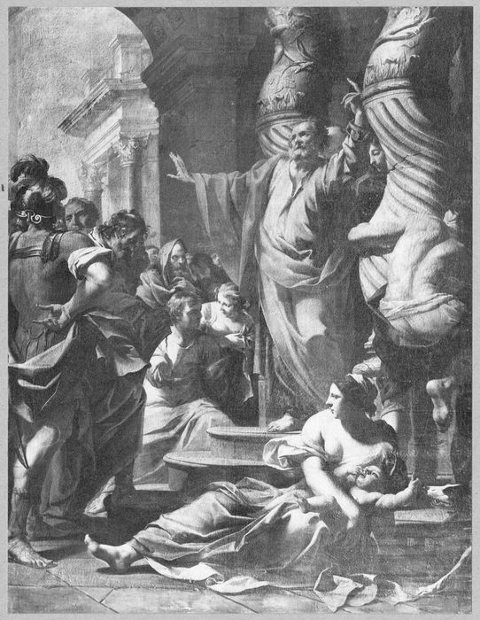 tableau : La Prédication de saint Pierre à Jérusalem