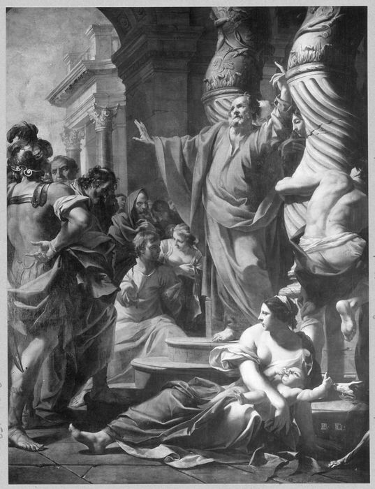 tableau : La Prédication de saint Pierre à Jérusalem