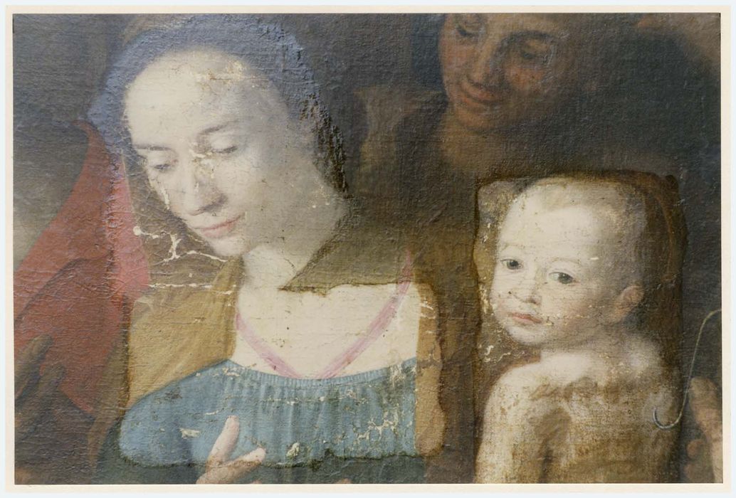 tableau : La Nativité, détail