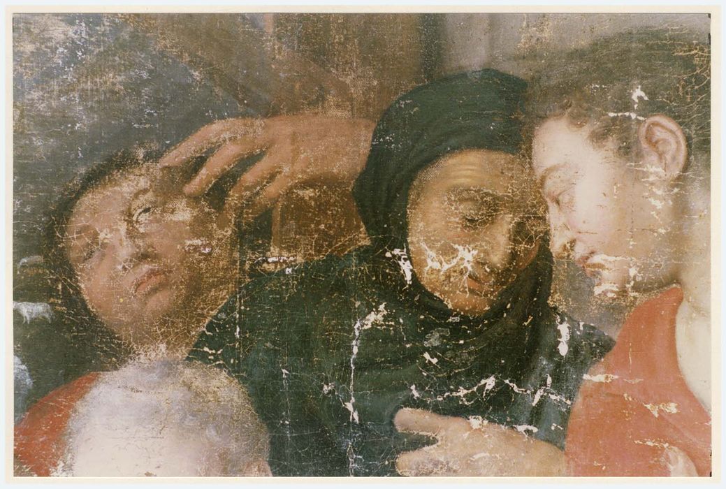 tableau : La Nativité, détail