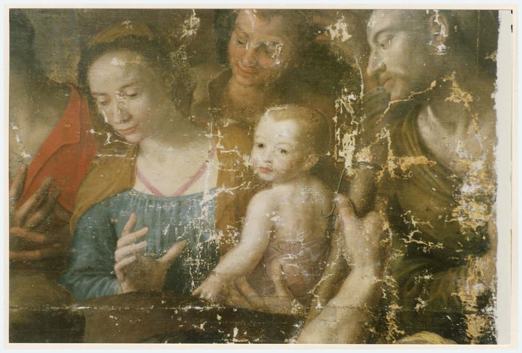 tableau : La Nativité, détail