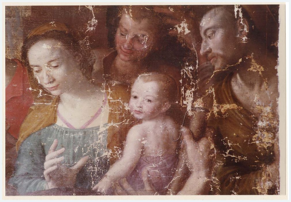 tableau : La Nativité, détail