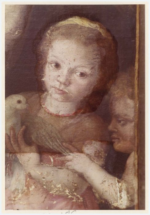 tableau : La Nativité, détail