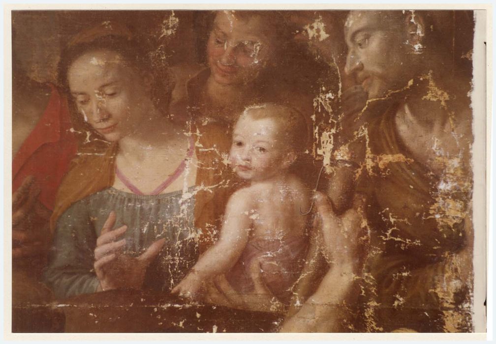 tableau : La Nativité, détail