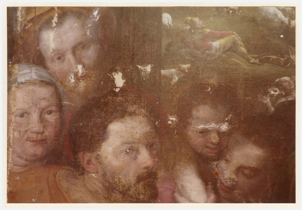 tableau : La Nativité, détail