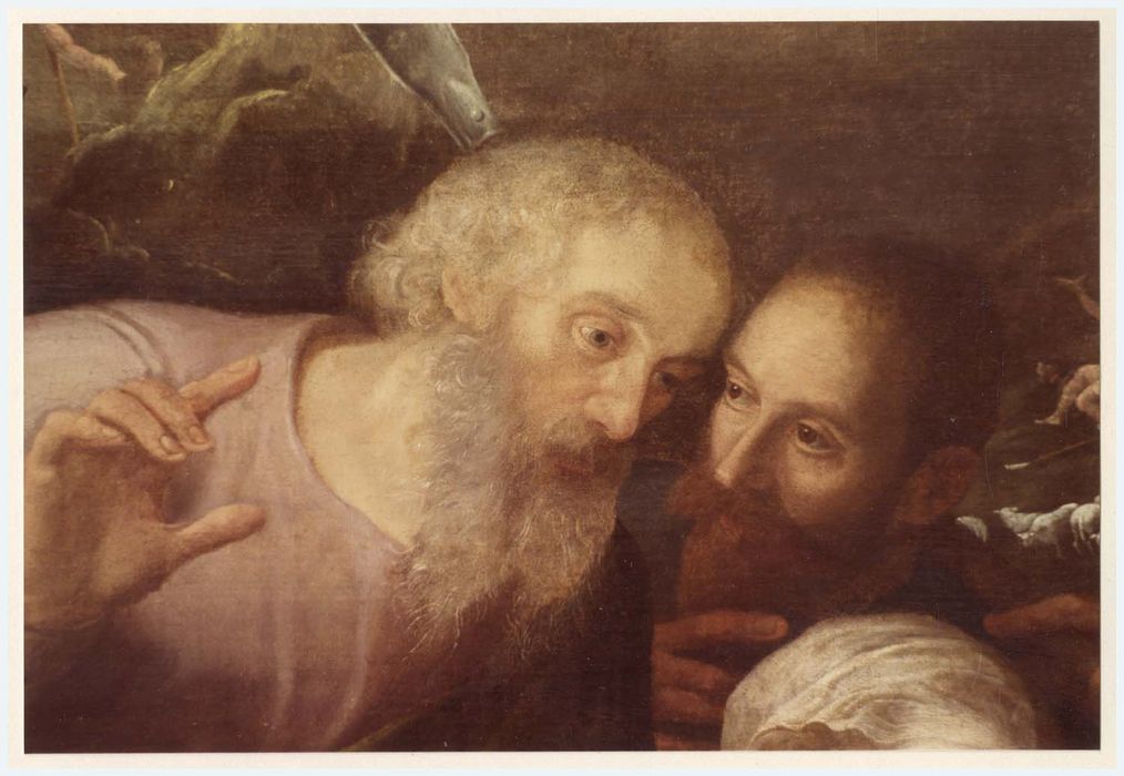 tableau : La Nativité, détail