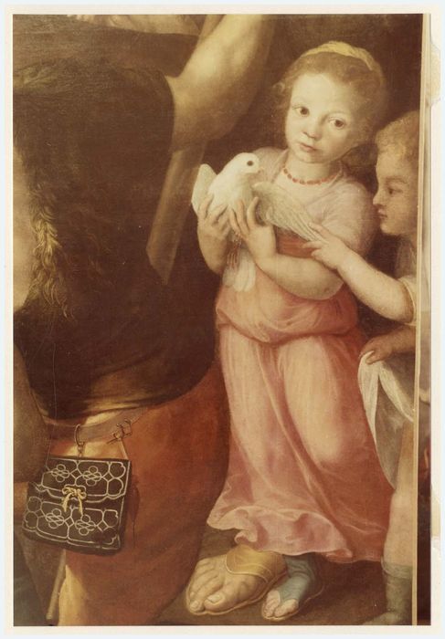 tableau : La Nativité, détail
