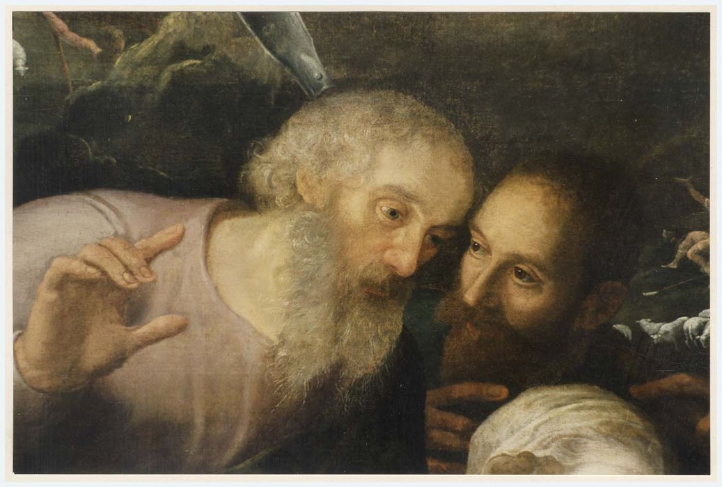 tableau : La Nativité, détail