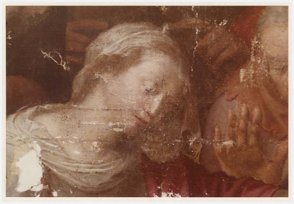 tableau : La Nativité, détail