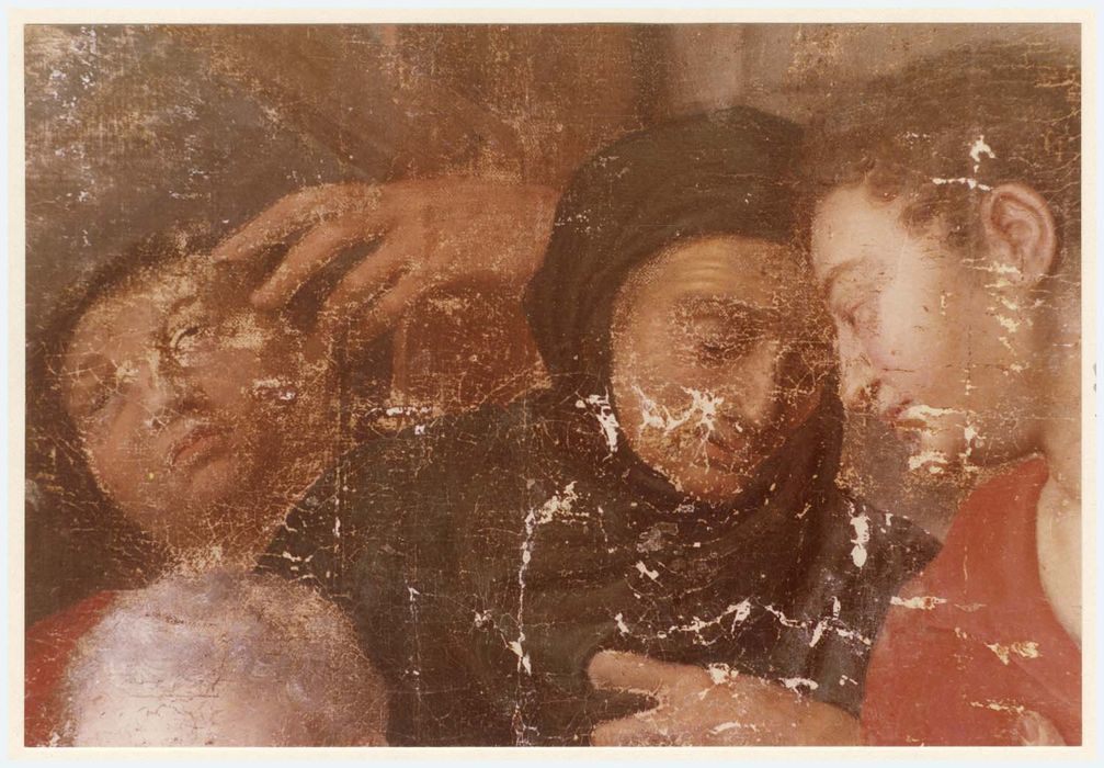 tableau : La Nativité, détail