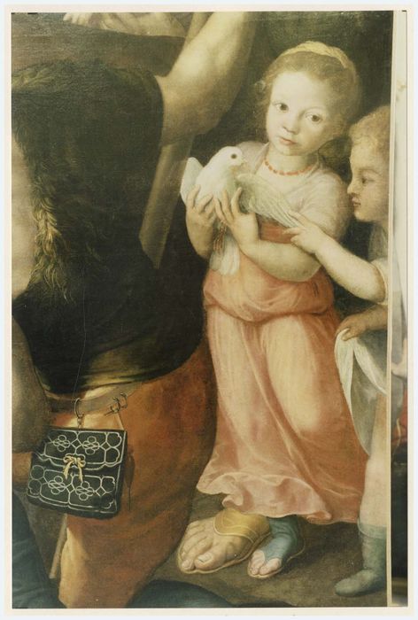 tableau : La Nativité, détail