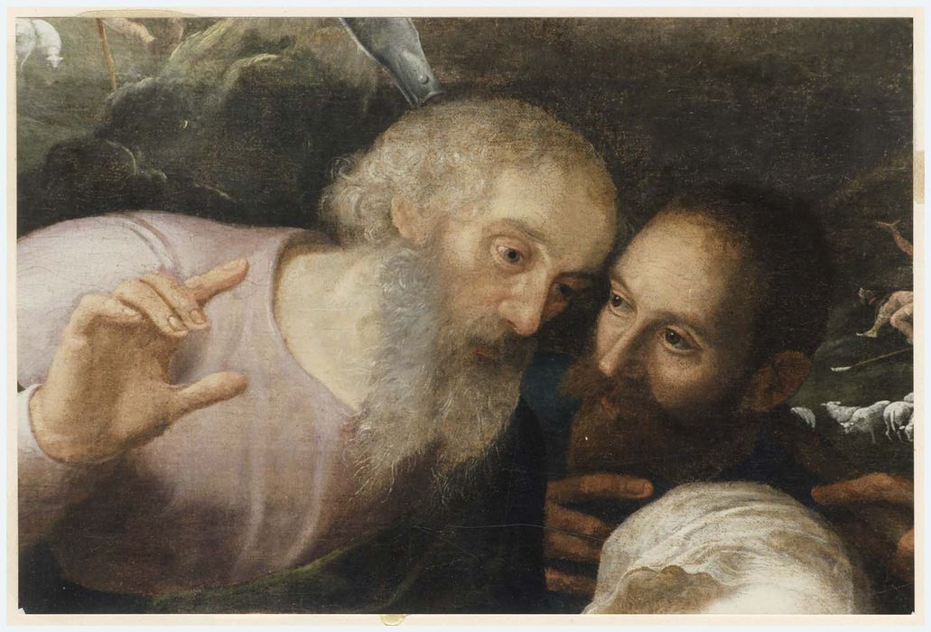 tableau : La Nativité, détail