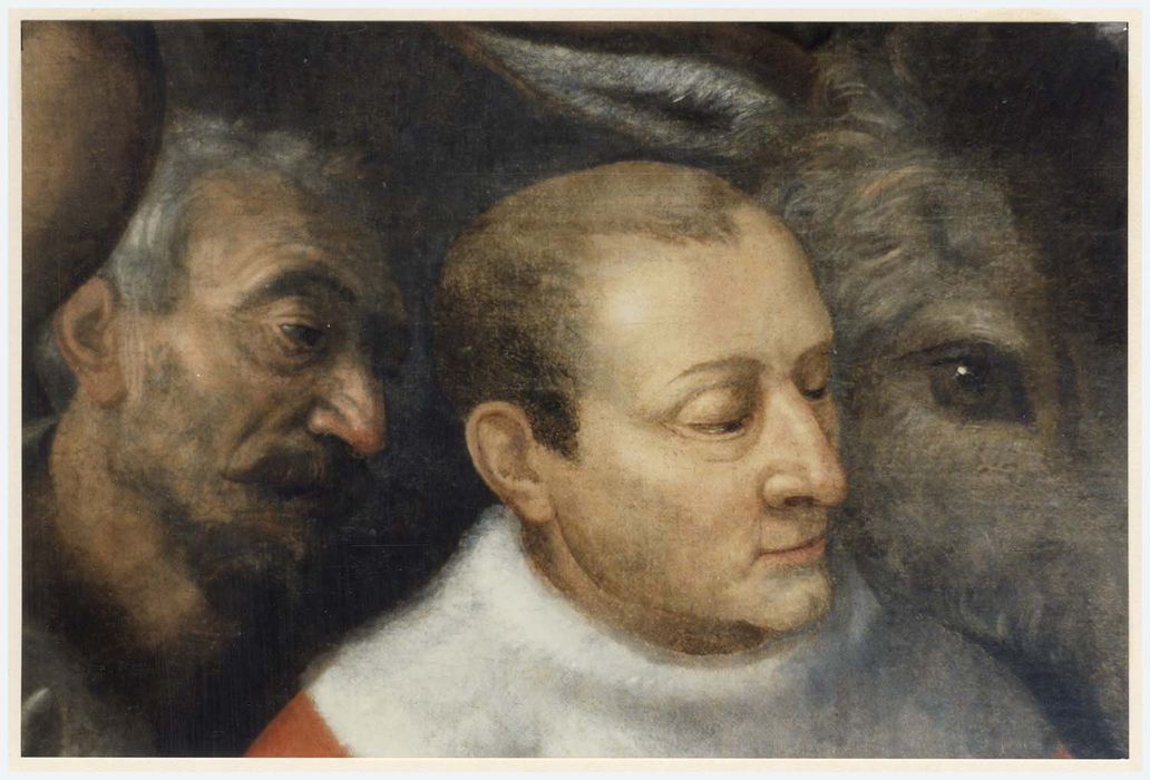 tableau : La Nativité, détail