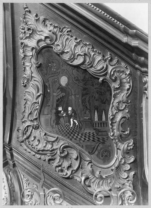 chaire à prêcher, détail