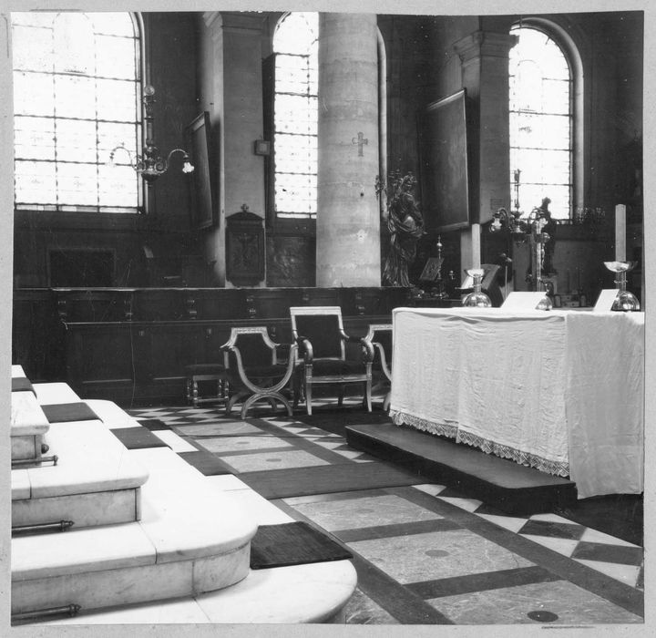 choeur, vue partielle