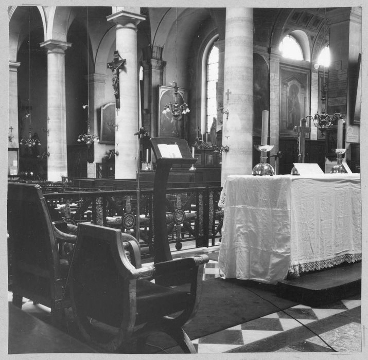 choeur, vue partielle