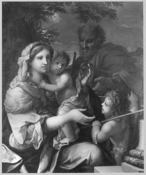 tableau : La Sainte Famille et le petit saint Jean