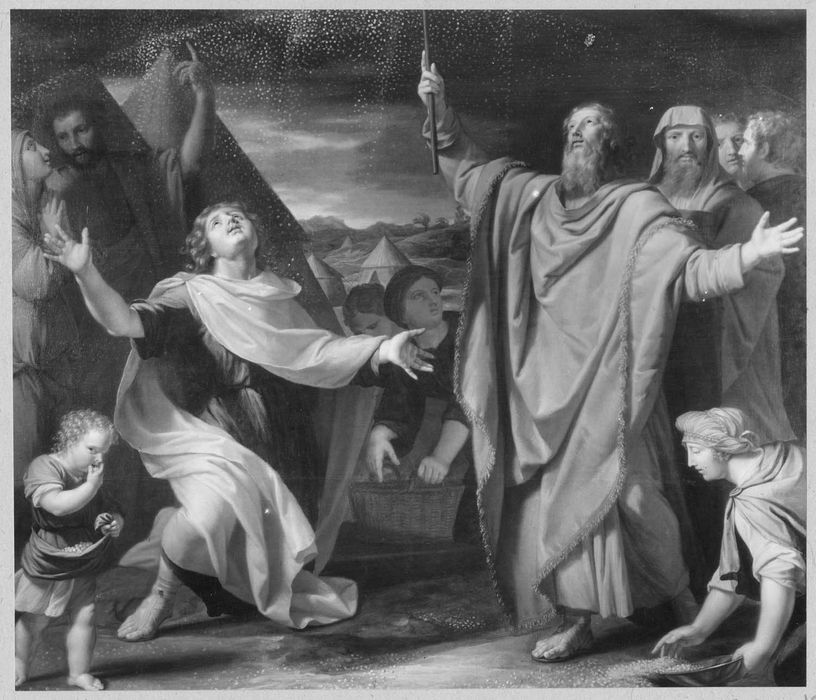 Tableau : La Manne dans le désert