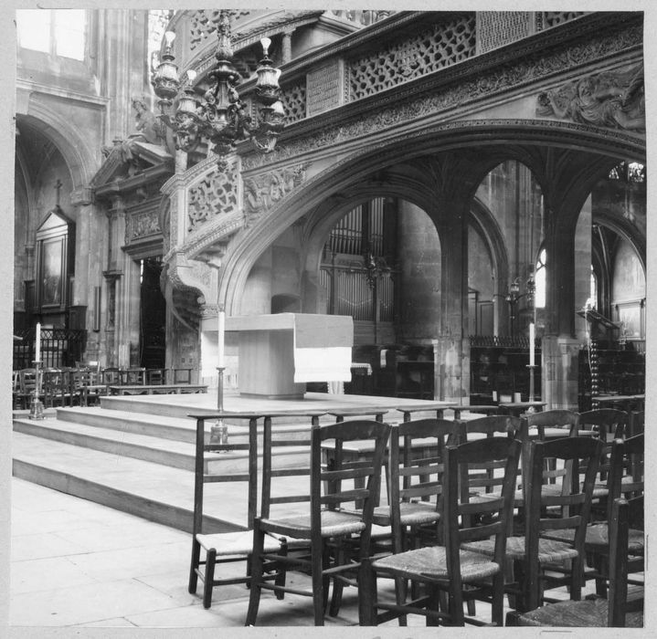 jubé, vue partielle