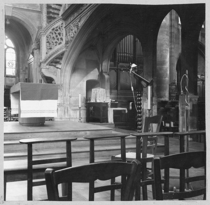 jubé, vue partielle