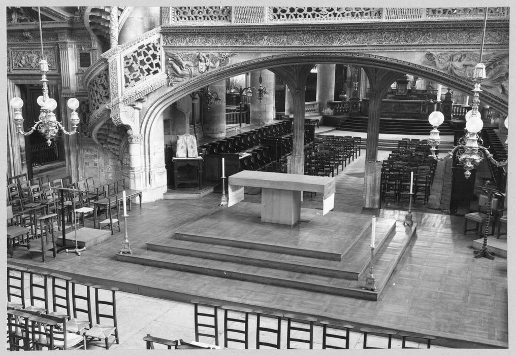 jubé, vue partielle