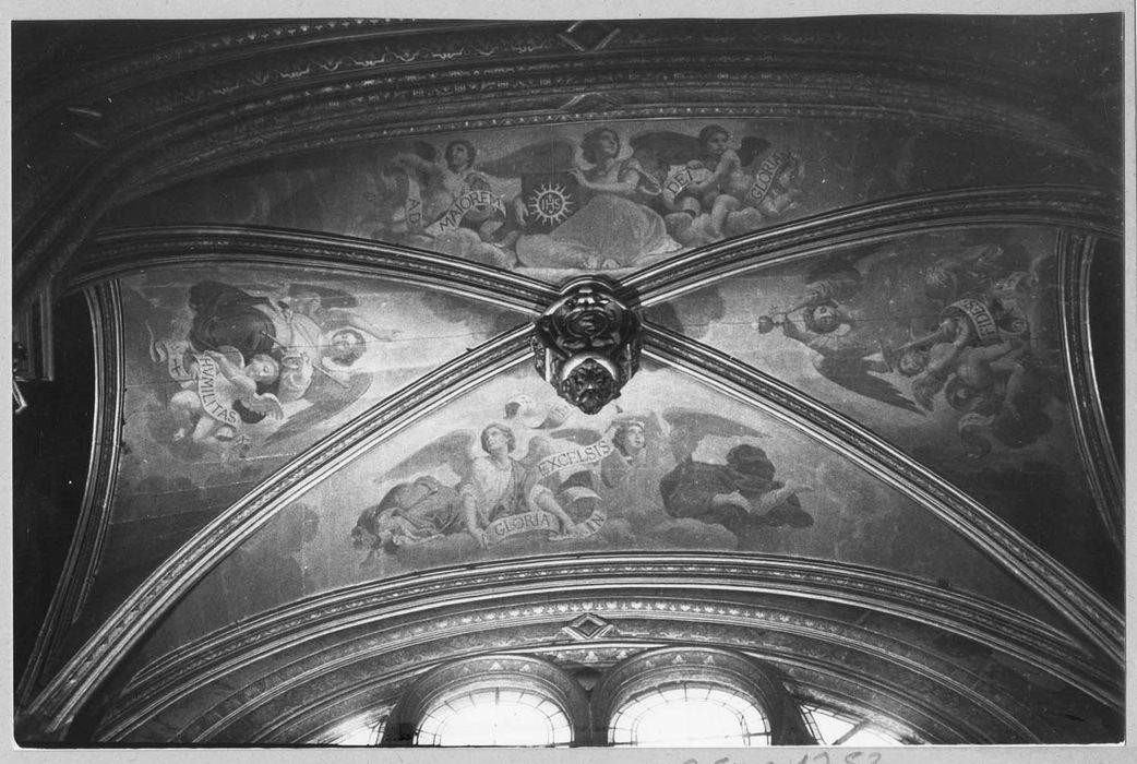 peintures monumentales de la chapelle Saint-Louis-de-Gonzague, vue partielle