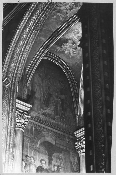 peintures monumentales de la chapelle Saint-Louis-de-Gonzague, vue partielle