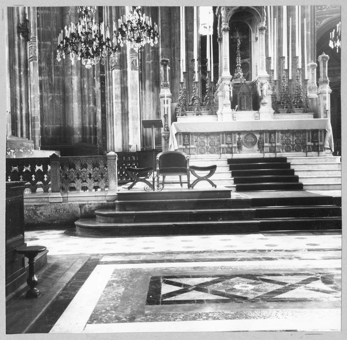 choeur, vue partielle