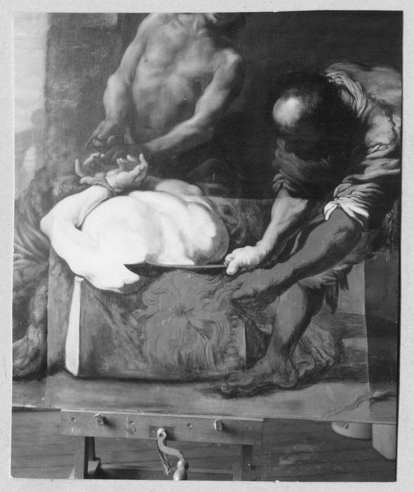 tableau : La Décollation de saint Jean, détail