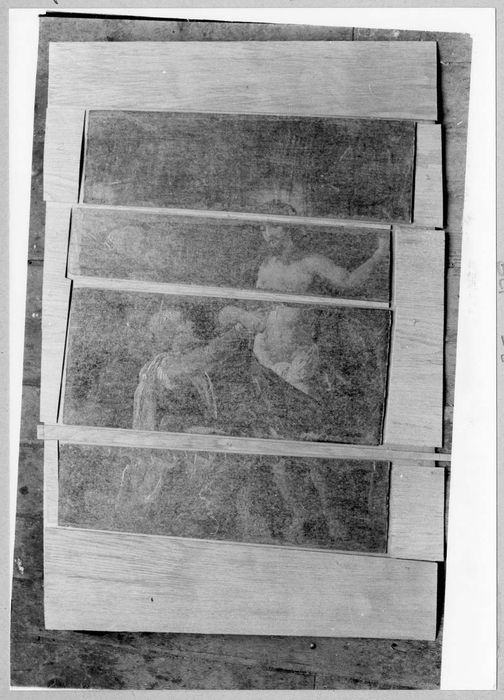 décor de la chapelle Scarron, détail : Incrédulité de saint Thomas