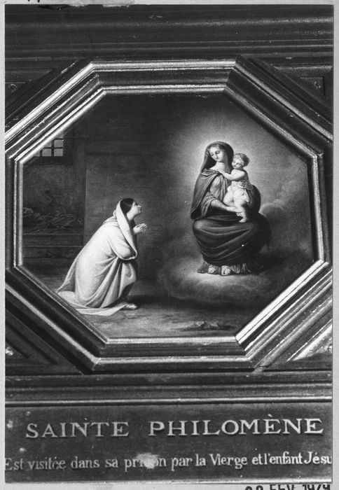 retable de la chapelle Sainte-Philomène, détail