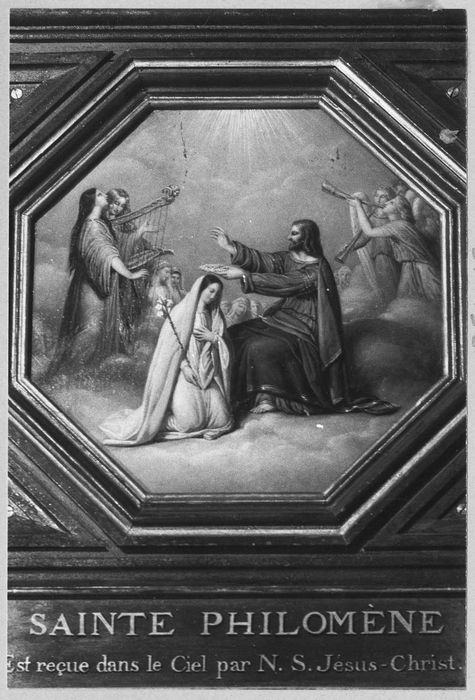 retable de la chapelle Sainte-Philomène, détail