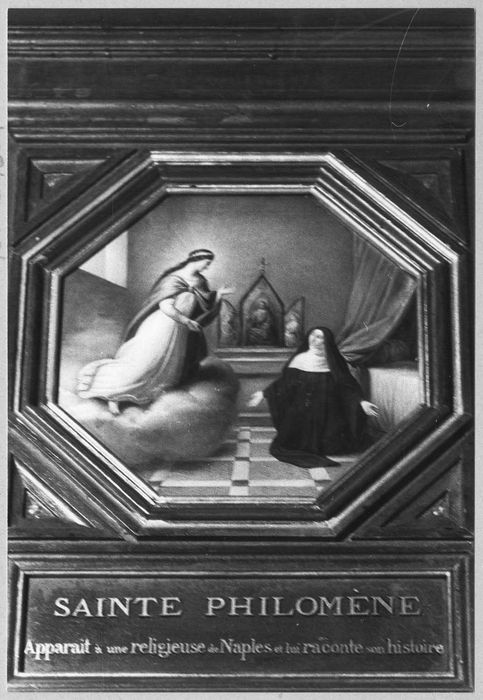 retable de la chapelle Sainte-Philomène, détail