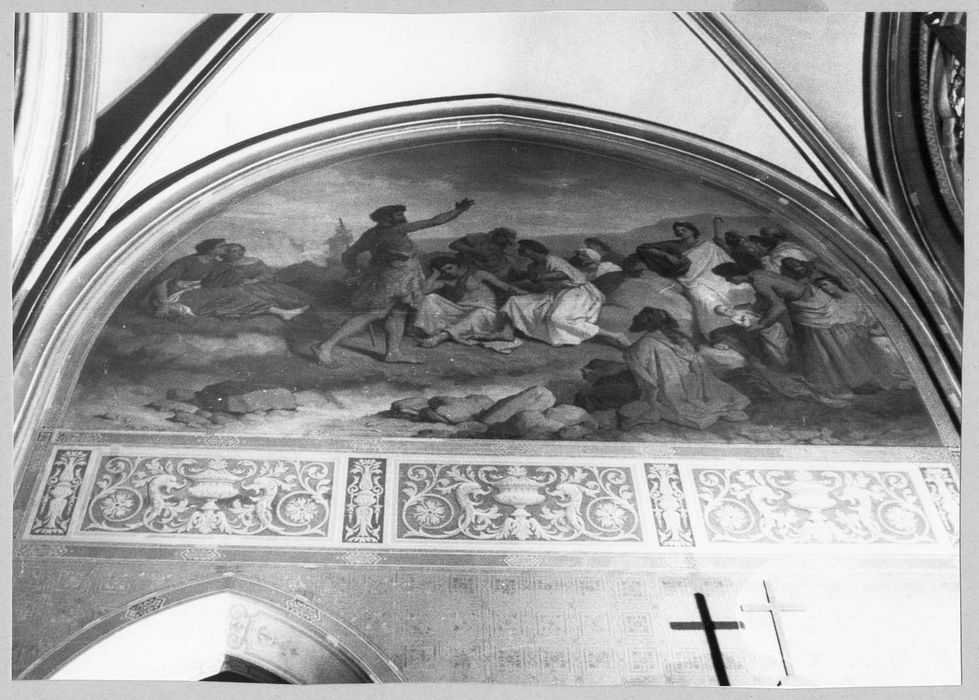 Tableau : Saint Jean prêchant dans le désert