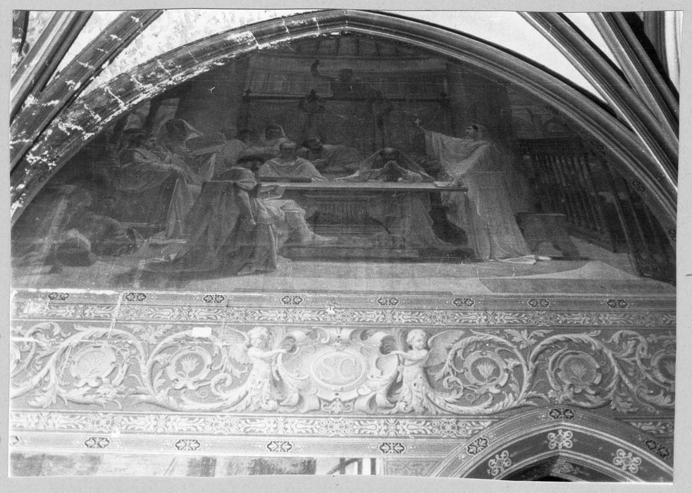 tableau : Sainte Catherine prêchant la religion du Christ