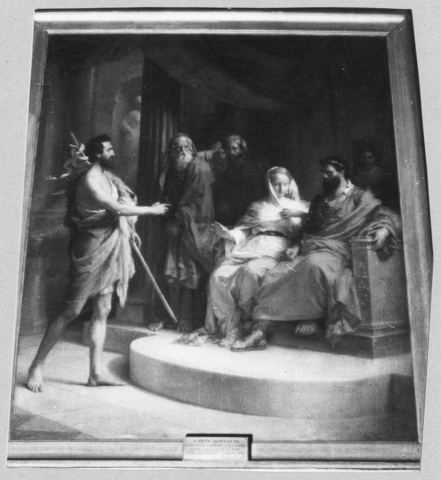 tableau : Saint Jean-Baptiste reprochant à Hérode son adultère