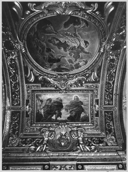 peintures monumentales dont L'Enlèvement du prophète Elie