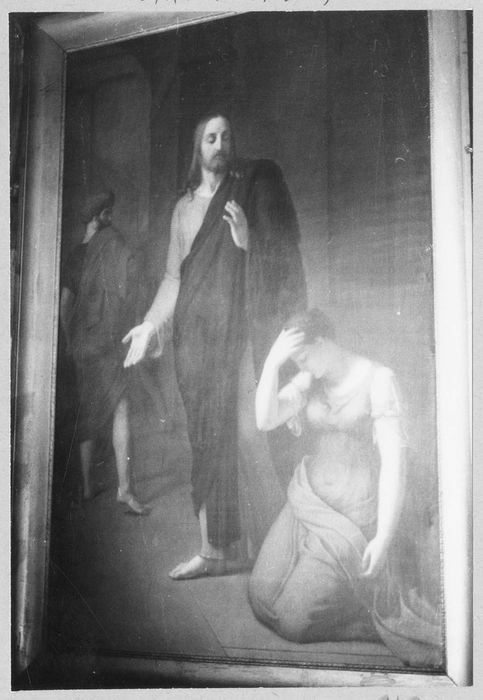 Tableau : Le Christ et la femme adultère