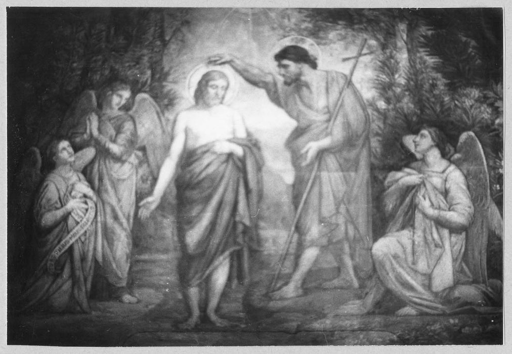 Peinture monumentale : Le Baptême du Christ