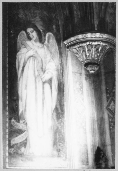 Peinture monumentale : L'Ange de la Pénitence