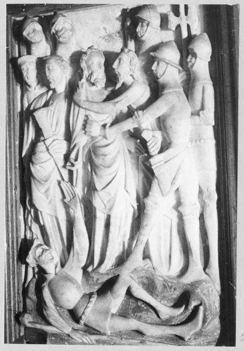 haut-relief : Le Baiser de Judas