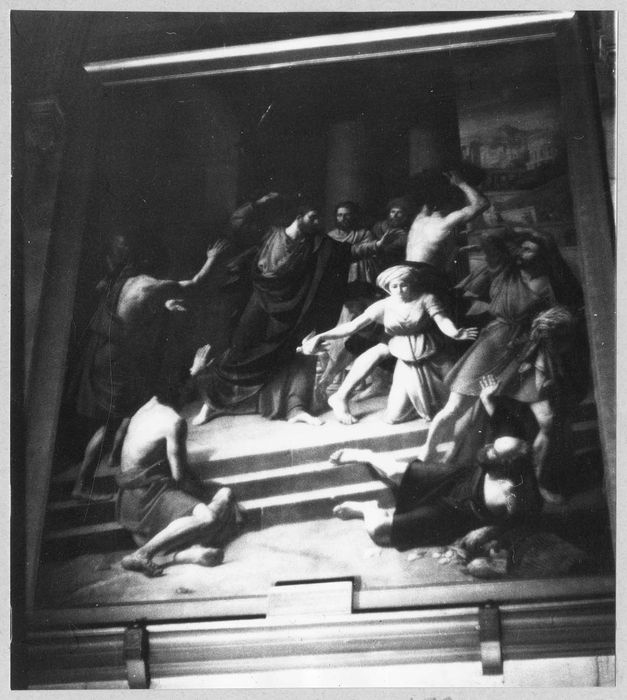 Tableau : Le Christ chassant les marchands du temple