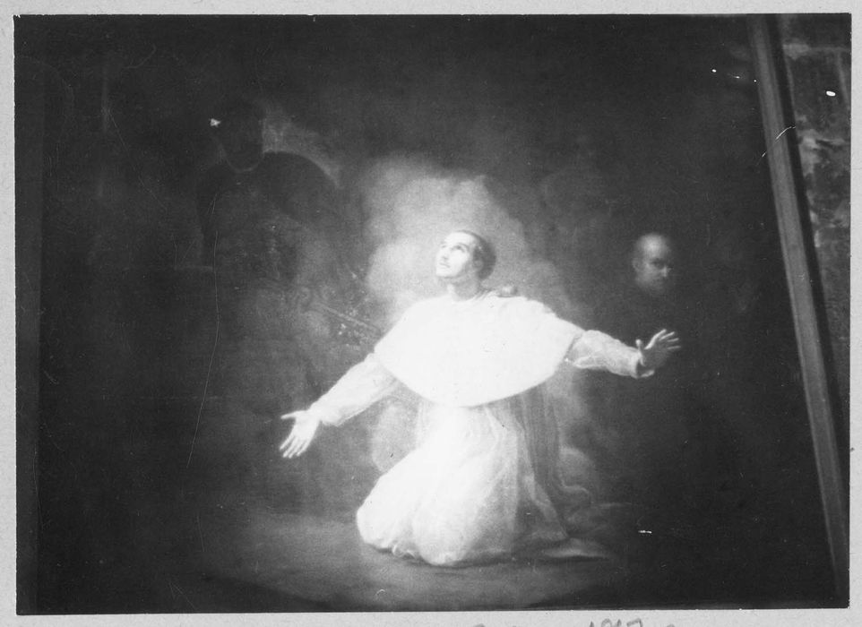 tableau : Saint Charles Borromée en prières