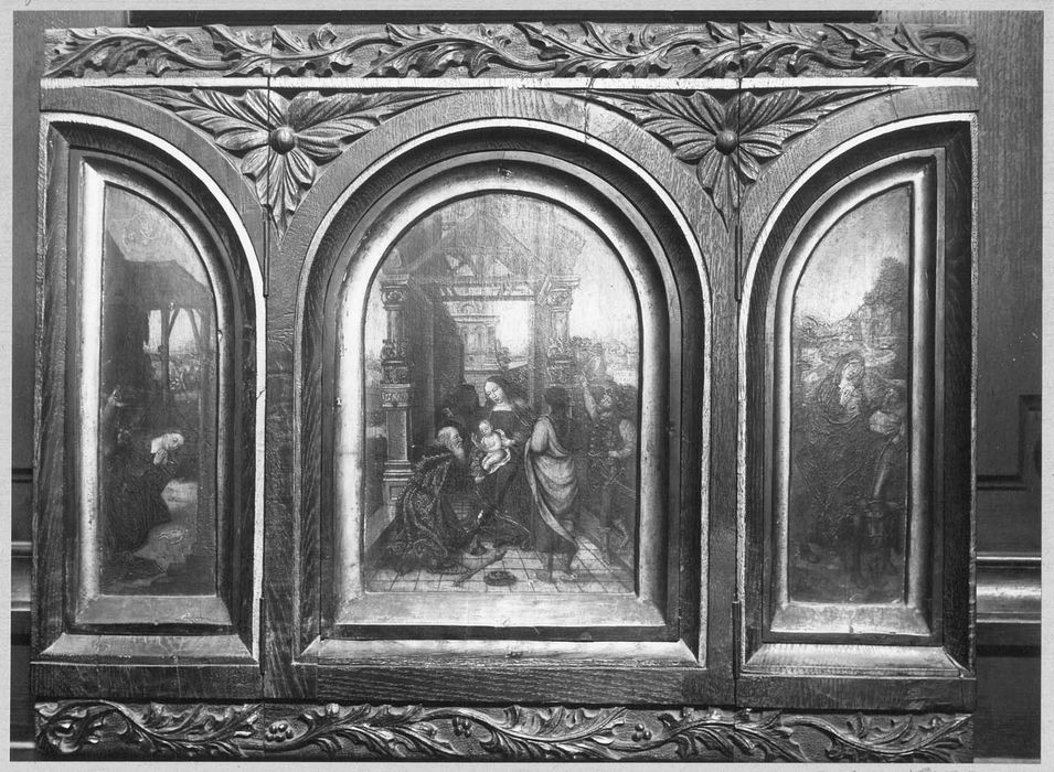 tableau (tryptique) : Adoration des mages