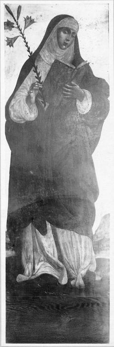 tableau : Sainte non identifée