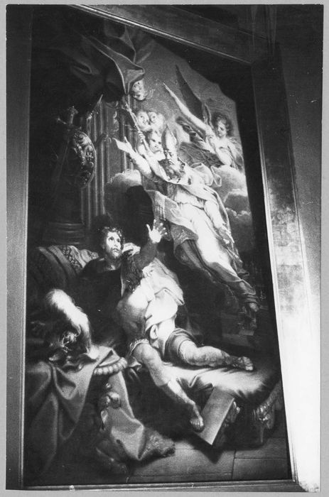 Tableau : Saint Ambroise et l'empereur Théodose Ier