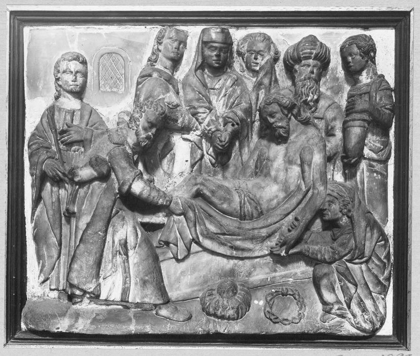 haut-relief : Mise au tombeau (la)