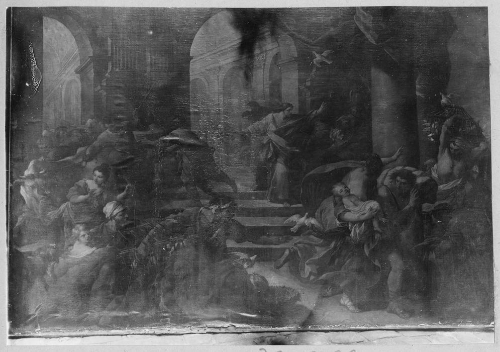 tableau : Les Vendeurs chassés du Temple