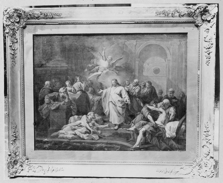 Tableau : Le Christ à la piscine