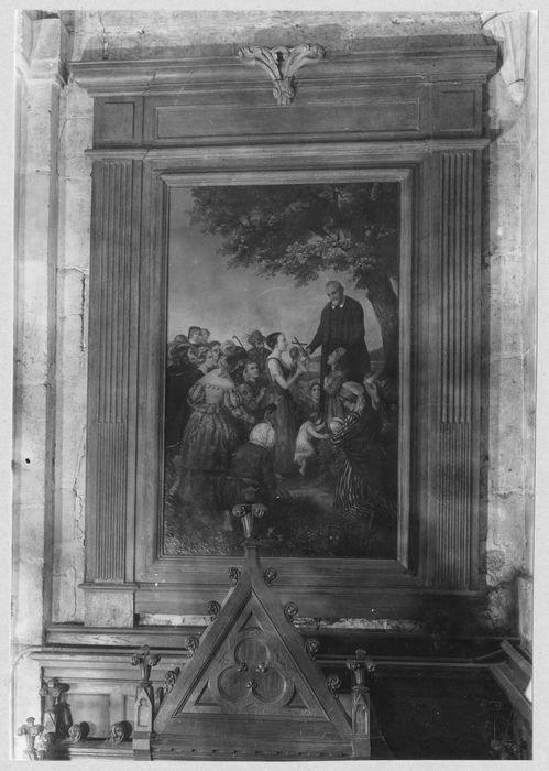 Tableau : Saint Vincent de Paul prêchant